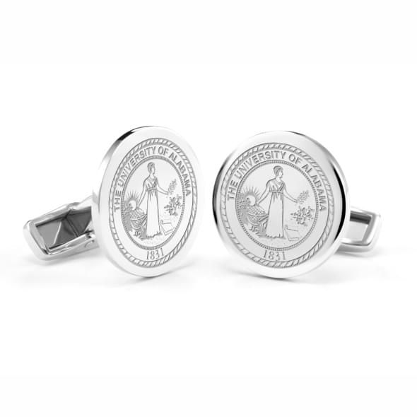 University of Alabama Cufflinks in Sterling Silver - Image 1