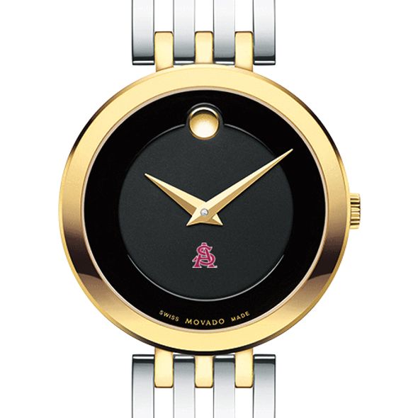 Arizona State Women's Movado Esparanza Two-Tone Museum with Bracelet