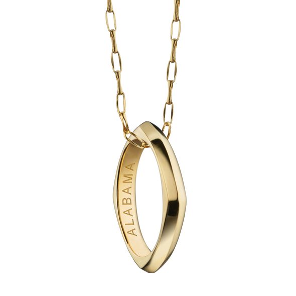 Alabama Monica Rich Kosann Poesy Ring Necklace in Gold - Image 1