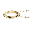 Alabama Monica Rich Kosann Poesy Ring Necklace in Gold - Image 3