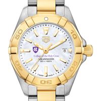 Holy Cross TAG Heuer Two-Tone Aquaracer for Women