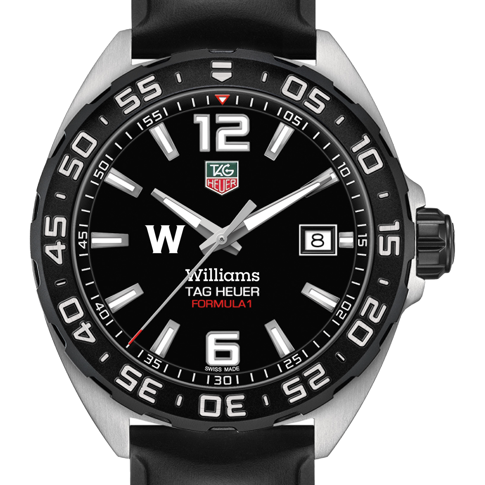 Williams College Men's TAG Heuer Formula 1 with Black Dial