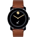 George Mason University Men's Movado BOLD with Brown Leather Strap - Image 2