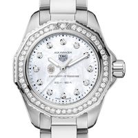 Tennessee Women's TAG Heuer Steel Aquaracer with Diamond Dial & Bezel