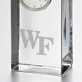 Wake Forest Tall Glass Desk Clock by Simon Pearce - Image 2