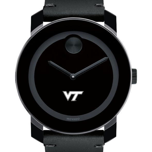 Virginia Tech Men's Movado BOLD with Leather Strap - Image 1