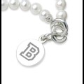 Bucknell Pearl Bracelet with Sterling Silver Charm - Image 2