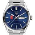 NC State Men's TAG Heuer Carrera with Blue Dial & Day-Date Window - Image 1
