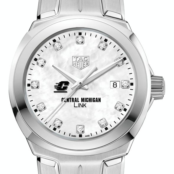 Central Michigan TAG Heuer Diamond Dial LINK for Women - Image 1