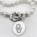 Oklahoma Pearl Necklace with Sterling Silver Charm - Image 2