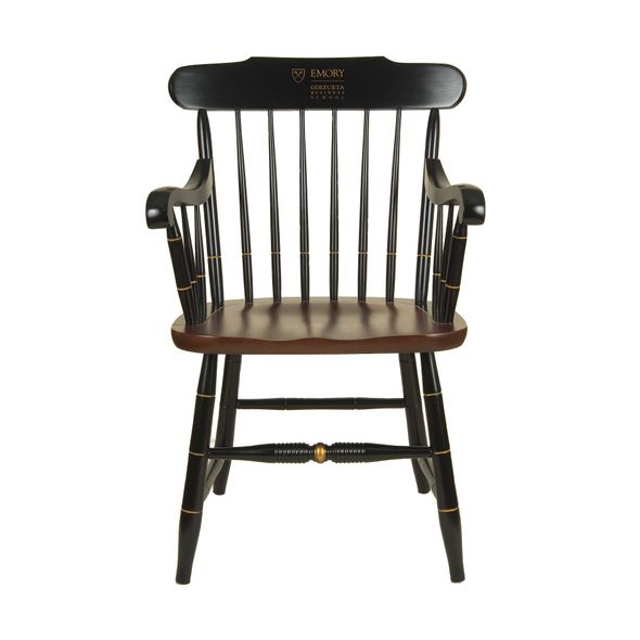 Emory Goizueta Captain's Chair by Hitchcock - Image 1