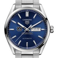 Auburn Men's TAG Heuer Carrera with Blue Dial & Day-Date Window