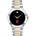 Cornell Men's Movado Collection Two-Tone Watch with Black Dial - Image 2