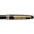 Michigan State University Montblanc Meisterstück Classique Rollerball Pen in Gold - Image 2