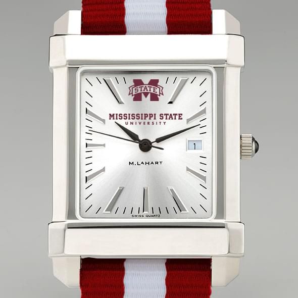 Mississippi State Collegiate Watch with NATO Strap for Men - Image 1