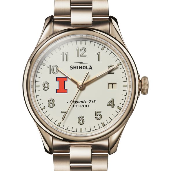 Illinois Shinola Watch, The Vinton 38mm Ivory Dial - Image 1