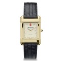 Syracuse Men's Gold Quad with Leather Strap - Image 2