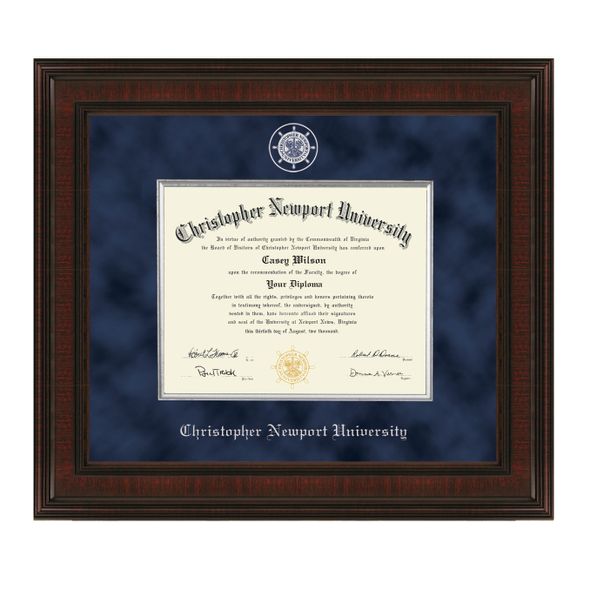 Christopher Newport University Diploma Frame - Excelsior - Image 1