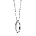 Appalachian State Monica Rich Kosann Poesy Ring Necklace in Silver - Image 1