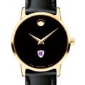Holy Cross Women's Movado Gold Museum Classic Leather - Image 1