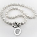 Dartmouth Pearl Necklace with Sterling Silver Charm - Image 1