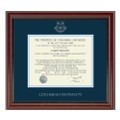 Columbia University Diploma Frame, the Fidelitas - Image 1
