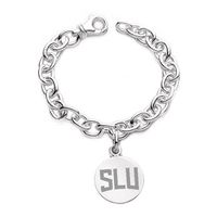 Saint Louis University Sterling Silver Charm Bracelet