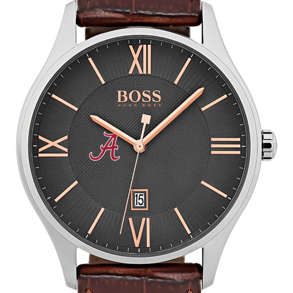 University of Alabama Men's BOSS Classic with Leather Strap from M.LaHart