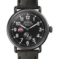 click to view Ohio State Shinola Watch, The Runwell 41mm Black Dial - Image 1