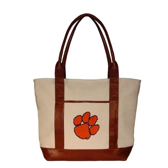Clemson Needlepoint Tote