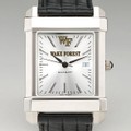 Wake Forest Men's Collegiate Watch with Leather Strap - Image 1