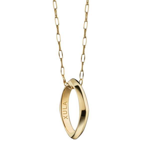XULA Monica Rich Kosann Poesy Ring Necklace in Gold - Image 1