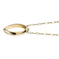 XULA Monica Rich Kosann Poesy Ring Necklace in Gold - Image 3