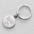 Harvard Sterling Silver Insignia Key Ring - Image 1