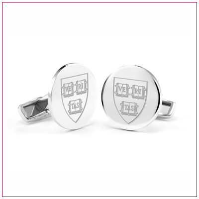 Harvard University Cufflinks in Sterling Silver