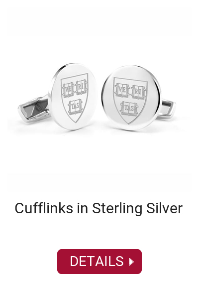 Harvard University Cufflinks in Sterling Silver