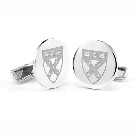 Harvard Business School Cufflinks in Sterling Silver - Image 1