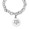 Texas A&M Sterling Silver Charm Bracelet - Image 2