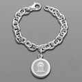SMU Sterling Silver Charm Bracelet - Image 1