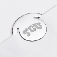 TCU Sterling Silver Bookmark