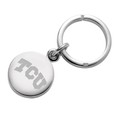 TCU Sterling Silver Insignia Key Ring - Image 1