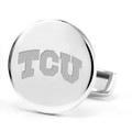 Texas Christian University Cufflinks in Sterling Silver - Image 2