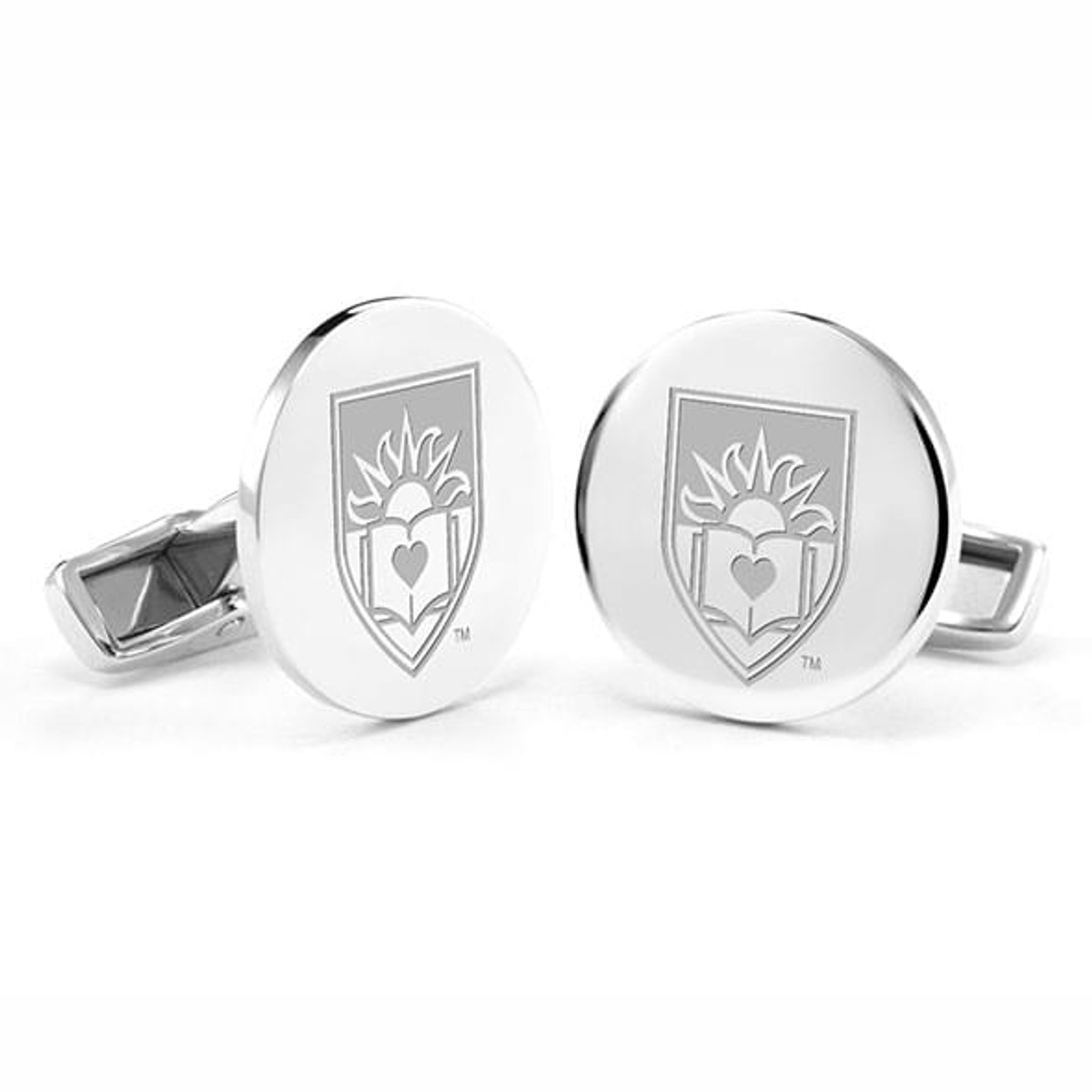 Jewel Tie 925 Sterling Silver Penn State University Cuff Link