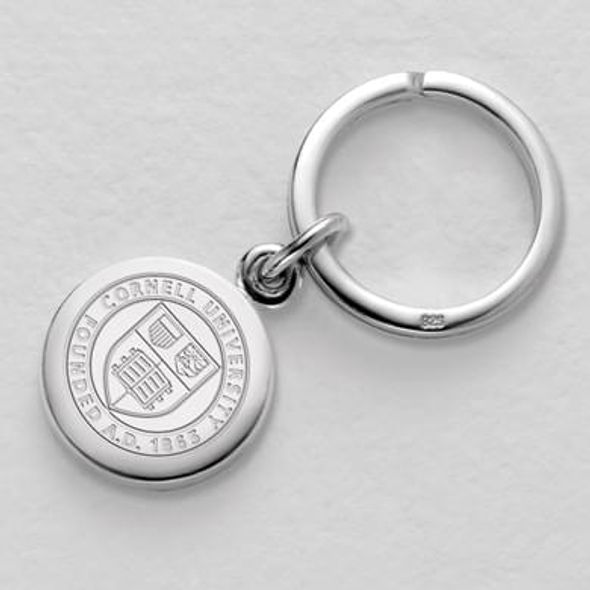 Cornell Sterling Silver Insignia Key Ring - Image 1