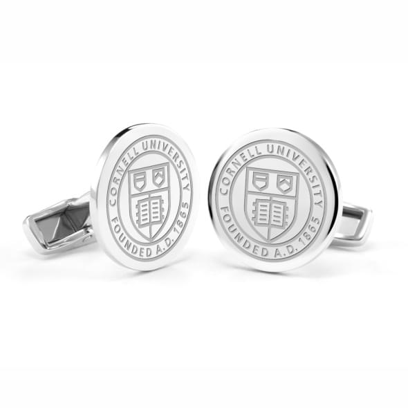 Cornell University Cufflinks in Sterling Silver