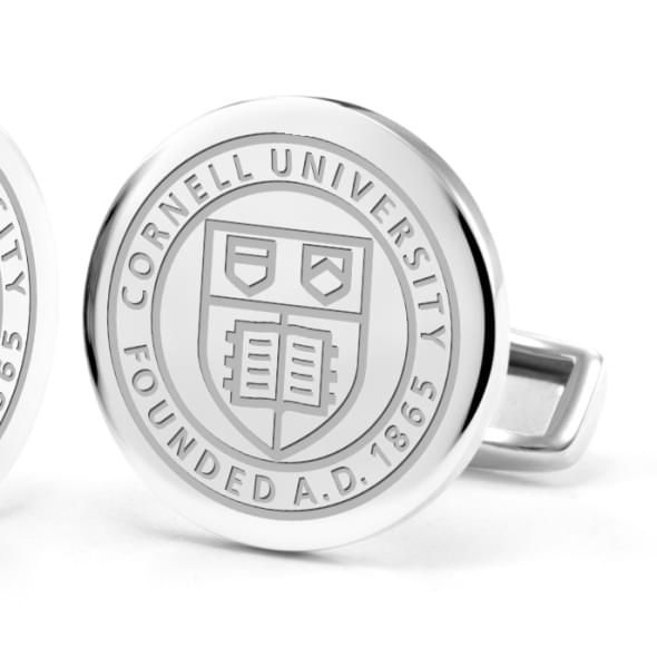Cornell University Cufflinks in Sterling Silver - Graduation Gift Selection