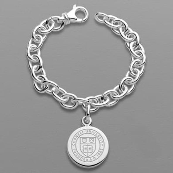 Cornell Sterling Silver Charm Bracelet - Image 1