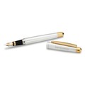 Davidson College Fountain Pen in Sterling Silver with Gold Trim - Image 1