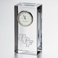 UCF Tall Glass Desk Clock by Simon Pearce - Image 1
