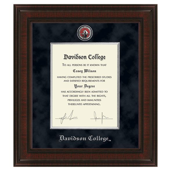 Davidson College Diploma Frame - Excelsior - Image 1